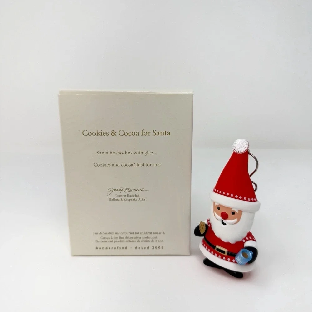 Hallmark 2008 Cookies & Cocoa for Santa Keepsake Christmas Ornament w Box
